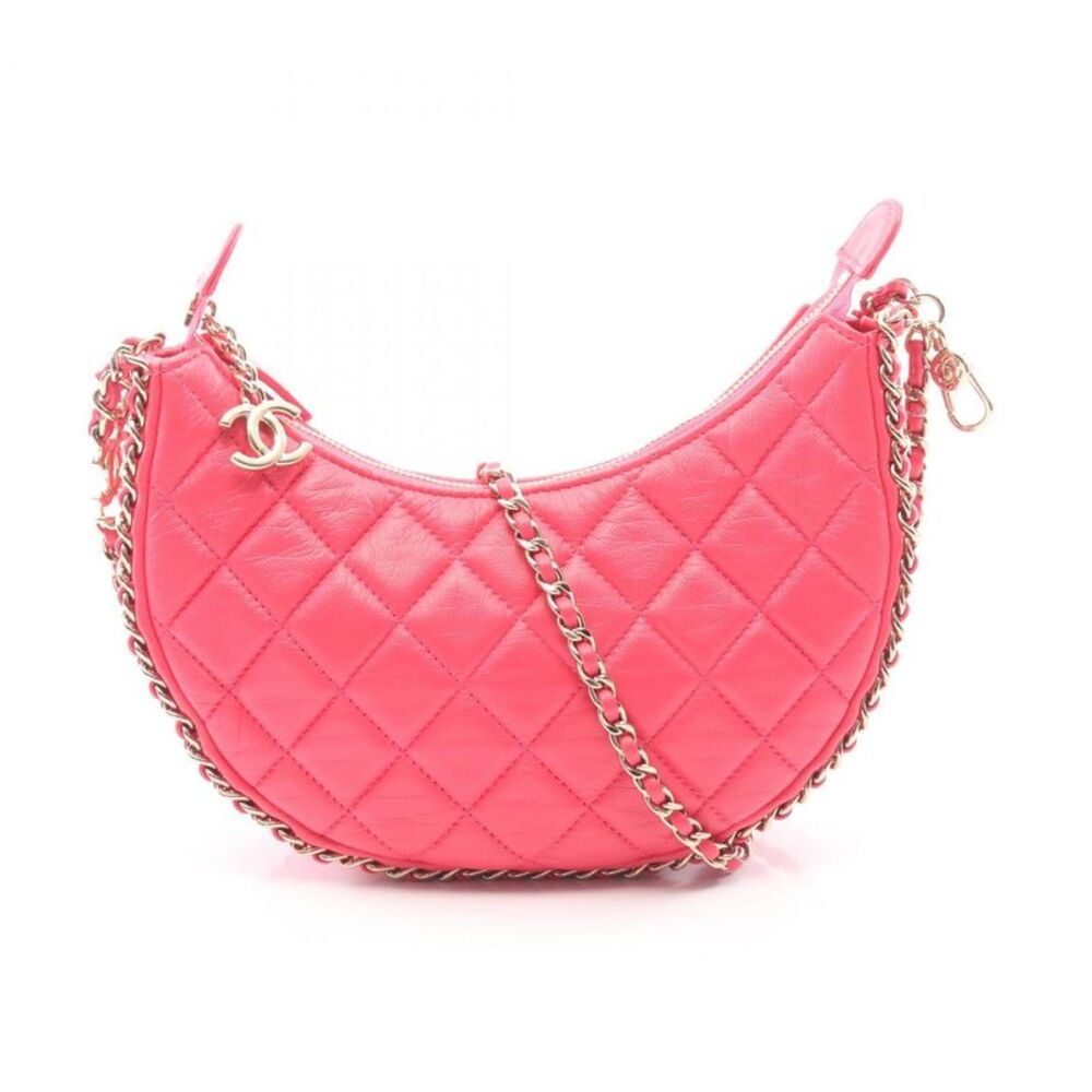 CHANEL Matelasse Small Hobo Lambskin Shoulder Bag
